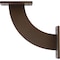 Ekena Millwork Bradford Steel Bracket, Hammered Brown 2"W x 7"D x 7"H BKTM02X07X07BRHBR - alternate 7